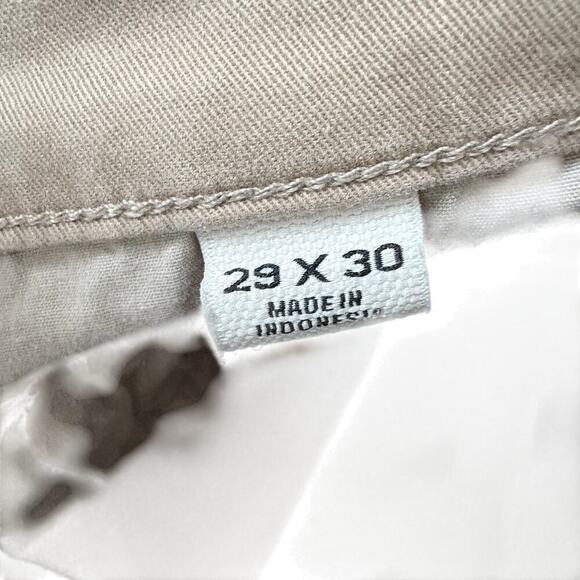 Flint and Tinder slim fit khaki chinos 29x30 mens classic neutral pants - Picture 4 of 6